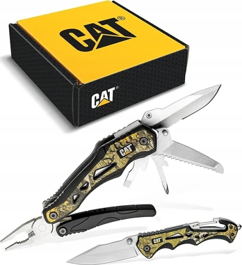 CAT zest. 2pcs Real Tree Camo Multi-Tool and Knife