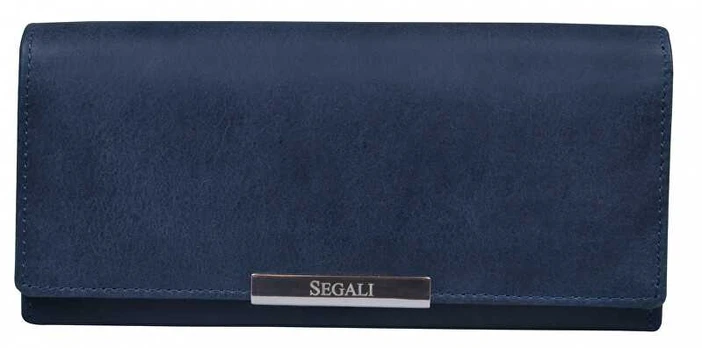 Segali Women´s leather wallet 7066 indigo