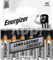 Energizer battery Everyday AA DHP6 EU kaina