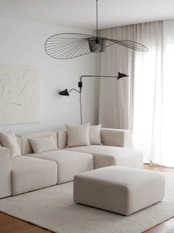 Pouffe Yolo - Baltas