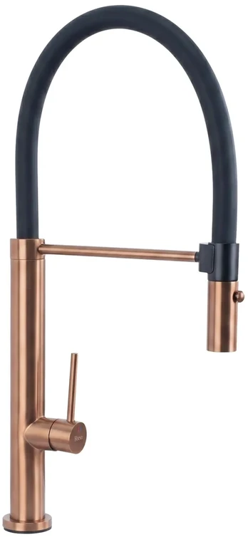 Maišytuvas virtuvės Rea Viera copper brush