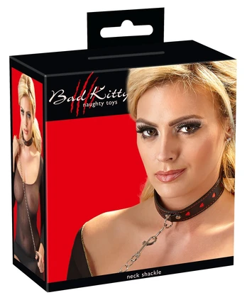 Bad Kitty Collar and Leash antkaklis/pavadėlis