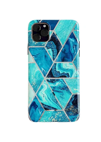 Telefono dėklas Fusion Geometric, Apple iPhone 12 Pro Max, mėlyna
