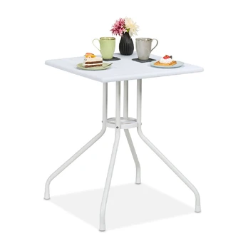 Kodustaar Balkono stalas, 73x62x62 cm, baltas