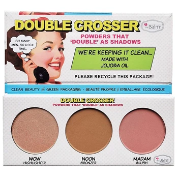 The Balm Double Crosser Contour Palette kontūravimo paletė 8,5g
