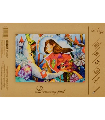 Drawing pad SMLT A4, 20sheets 120g