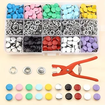 Spaudžių rinkinys, Colored Solid Buttons