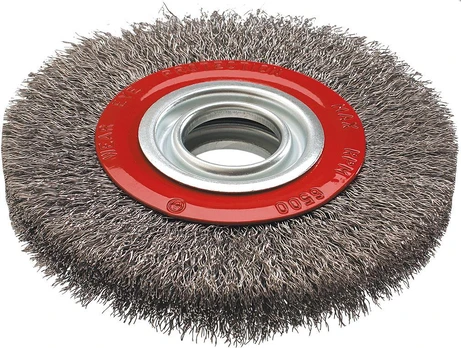 Graphite Diskinis vielinis šepetys 125 x 20 mm, INOX