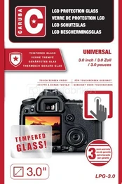 Caruba LCD Optical Glass Protector 3,0" (2 stuks)