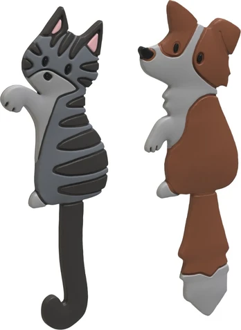 Winkee - Magnetic Hooks - Cat and Dog