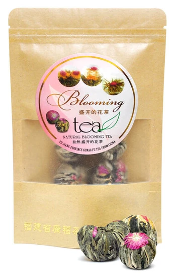 Blooming tea "Dancing Ruby" - Žydiniti arbata "Šokantis Rubinas", 3 vnt.