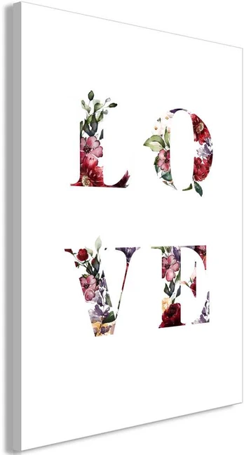 Artgeist Paveikslas - Love in Flowers (1 Part) Vertical