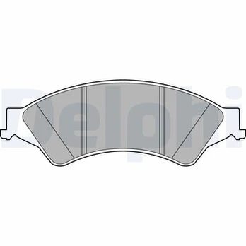 DELPHI LP2484 Brake pad set