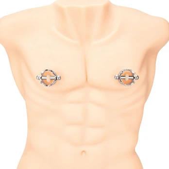 Prowler Red Magnetic Nipple Crown Clamps - Sidabrinis