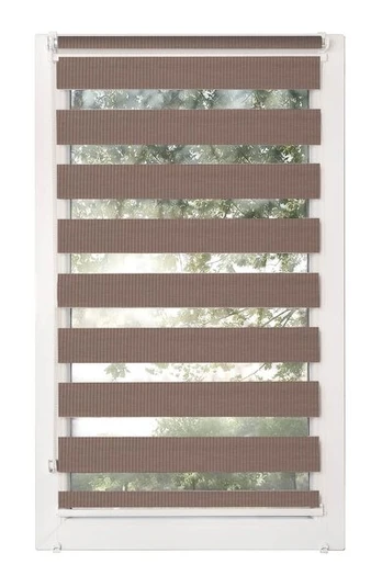 Roletas MINI Diena-Naktis DN 04 RUDA, 100x150 cm