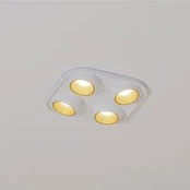 BEGA LED įleidžiamas prožektorius "Studio Line", baltas / žalvaris, 4