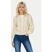 ONLY Megztinis Rubina 15317515 Smėlio Regular Fit