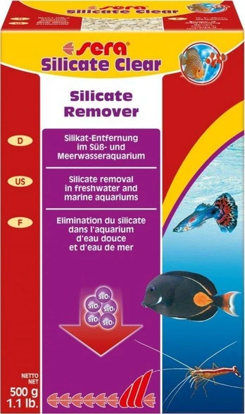 Sera Kasetė Mechaninis Marin silicate clear 500g