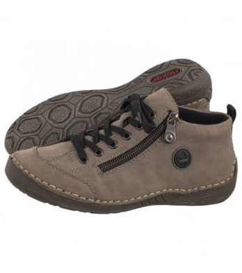 Rieker Szare 52514-42 Grey (RI192-a) batai