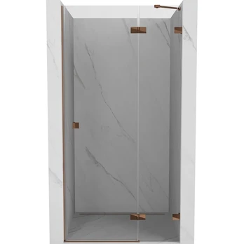 Dušo durys Mexen Lunar Right, 110 cm x 200 cm, rausvo aukso