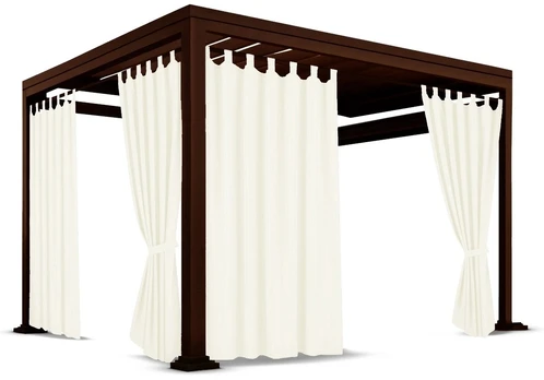 Sodo užuolaidos ZMOH-06, 155 cm x 200 cm, ecru