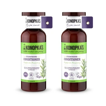 Stiprinantis plaukus kondicionierius Dr. Konopka's, 2 x 500 ml.