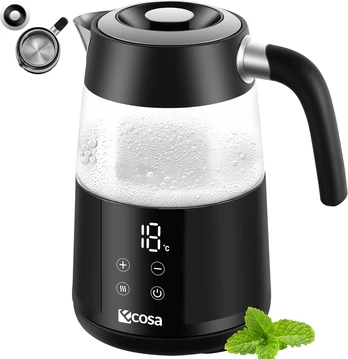 ecosa elektrinis virdulys su temperatūros reguliavimu 1,7 l 2200 W EO-699