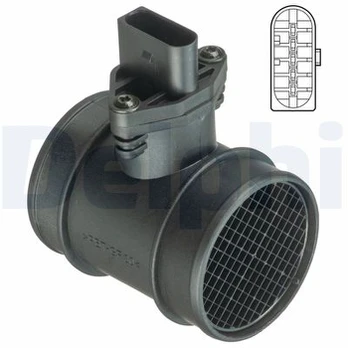DELPHI AF10409-12B1 Air flowmeter