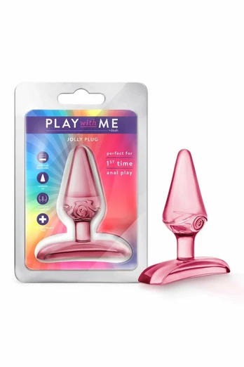 Pink ŽAISK SU MANIMI JOLLY PLUG Rožinis
