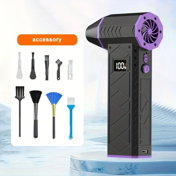 Nešiojamas greitaeigis USB oro pūstuvas, mėlyna
