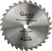 Geko DISKINIS Pjūklas 400x32mm 30 DANTŲ WIDIA kaina