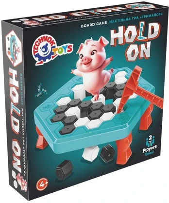 Technok Stalo žaidimas "Hold on baby"Kiaulytė