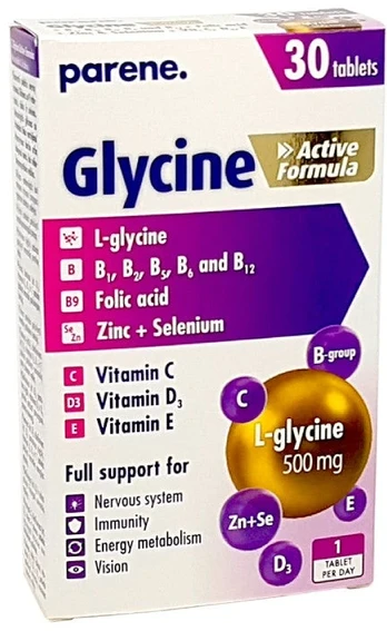 PARANE Glycino Active Formula tabletės N30