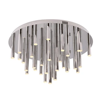 Plafonas ORGANIC 33x1 CHROM, DIM : Spalva - Chromo