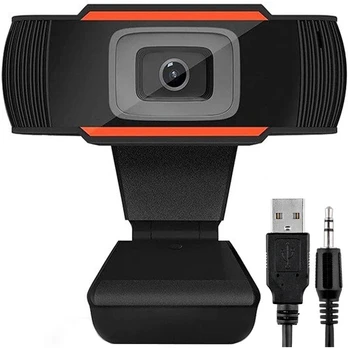 Interneto kamera pc pamokoms + mikrofonas usb 1280x720p reguliuojama