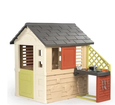 Smoby Nature House su virtuve + 17 priedų