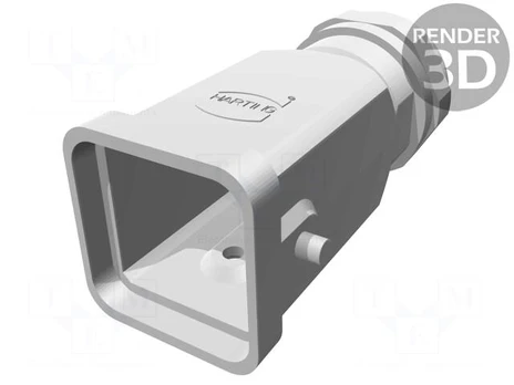 Enclosure: for HDC connectors | size 3A | for cable | Han | for latch