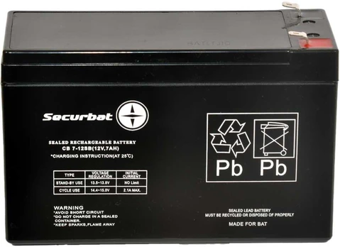 Powerbat Akumuliatorius AGM SECURBAT 12V 7Ah