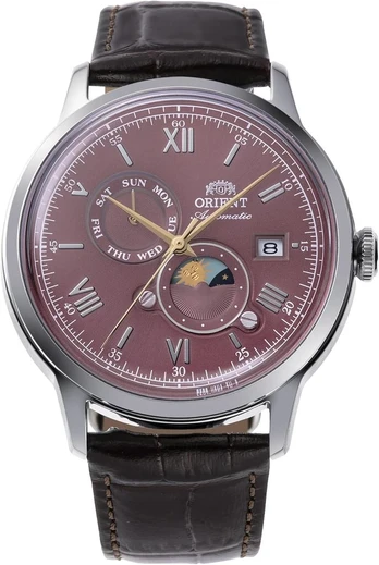 Orient Classic laikrodis Ra-ak0807r30b, vyno raudonumo, Classic