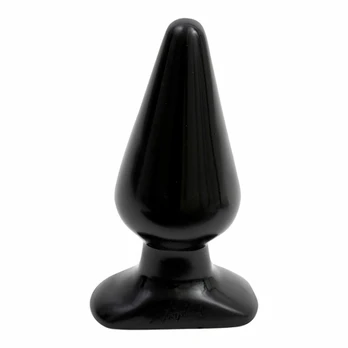 Doc Johnson Classic Large Anal Plug Juodas 14cm Ergonomic Design