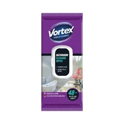 Drėgnos servetėlės voniai VORTEX, 48 vnt. kaina