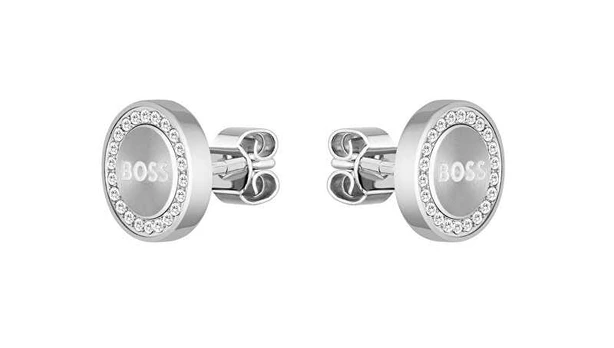 Hugo Boss Prabangūs plieniniai auskarai Iona 1580558
