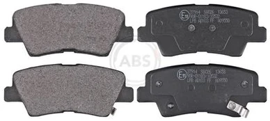 Stabdžių trinkelių rinkinys, diskinis stabdys A.B.S. 37914