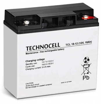 Technocell TCL 18-12 Akumuliatorius 18Ah/12V