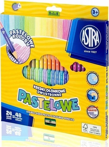 Astra Pieštukų trikampio pastelė 24 = 48 ASTRA