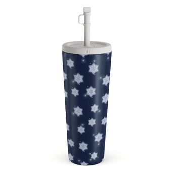 Frosty Pines - Travel Mug, 700 ml / Straw