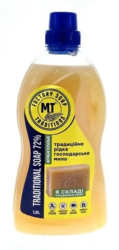 Soap Traditions skystas ūkinis muilas 72%, 1 l