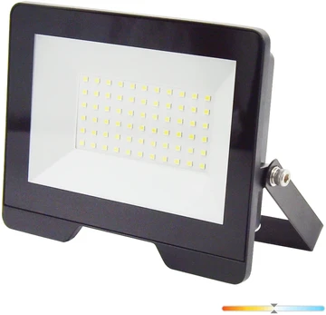 50W LED prožektorius MH, juodas, 4000K, IP65