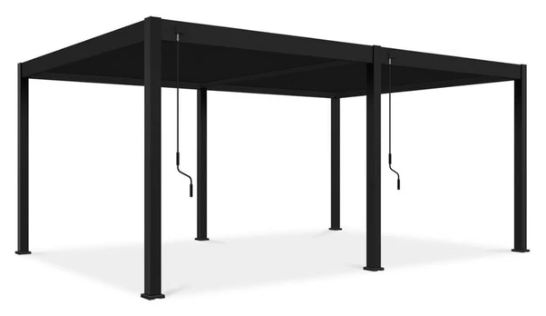 Pavėsinė Pergola DELUXE 3.6x6 m., antracito sp.
