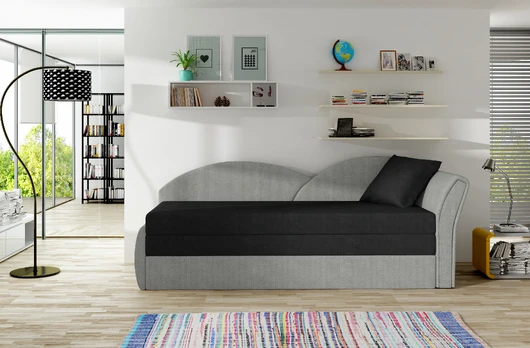 Sofa - lova Aga juoda, Soro 100, Soro 83